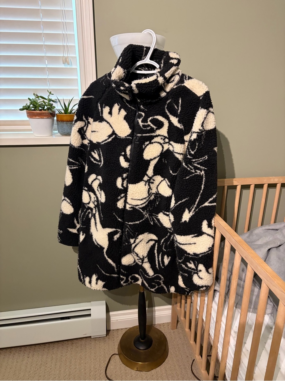 VINTAGE SHERPA ZIP UP H&M